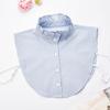 Stand Striped Half-Shirt False Collar for Women's Shirt Blouse Tops Removable Detachable Collars Women Fuax Cols