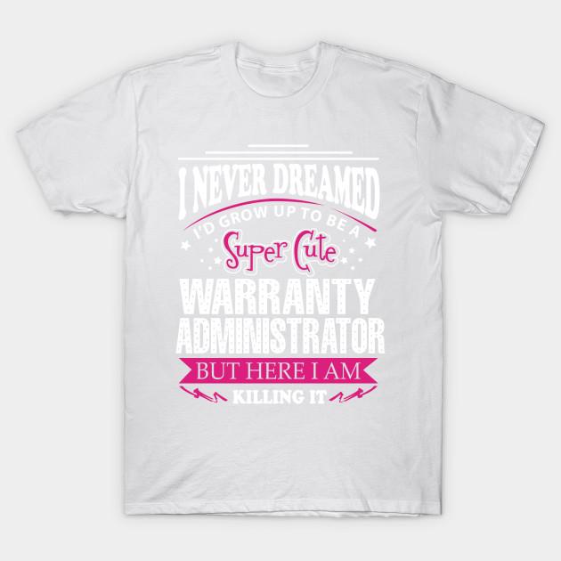 T Shirt Women Warranty Administrator Harajuku Print Kawaii Tshirt Summer Short Sleeve Female T-Shirt Top Tee