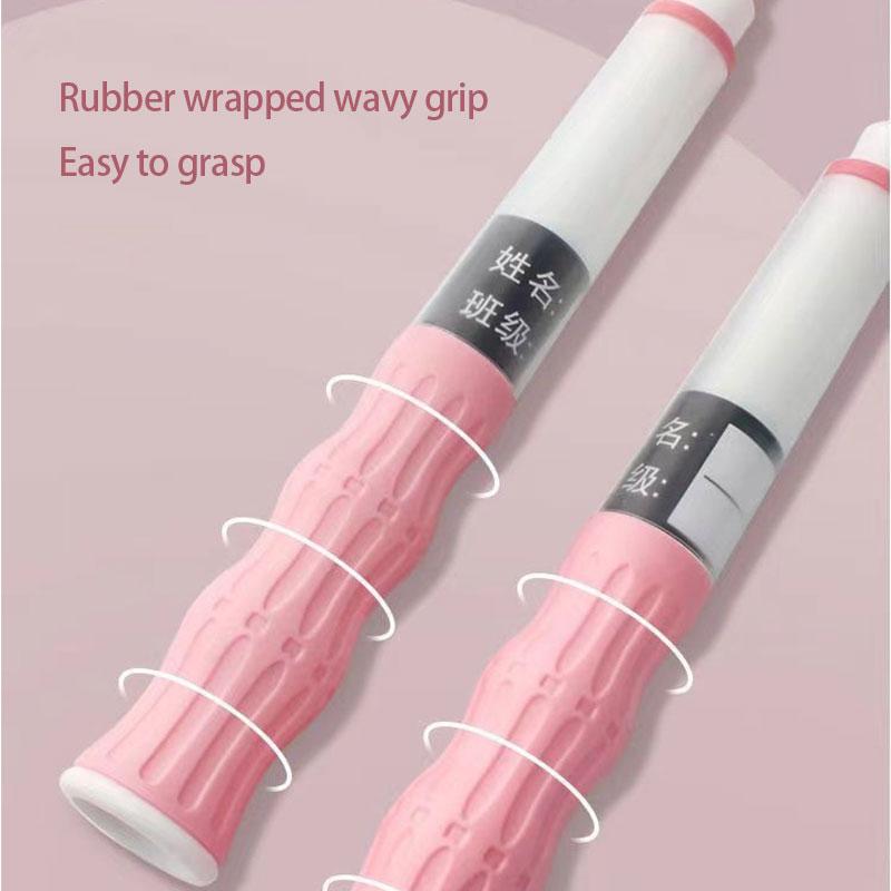 Мягкая резиновая скакалка для учеников начальной школы с бамбуковыми узлами, записываемое имя только для детей, спортивный инвентарь для детского сада, скакалка