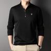 Красивая футболка с длинным рукавом и полуводолазкой для мужчин, весенняя новая повседневная модная рубашка на молнии
