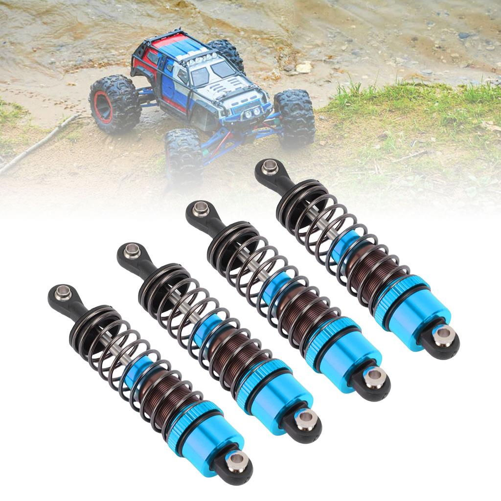 4 PCS 75mm RC Car Oil s Aluminum Alloy Damper Set for 1/10 Scale RC Cars