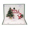 3D Pop-up Christmas Card with Custom Envelope and Hot Stamping