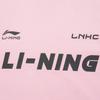 Спортивная коллекция Li Ning Футболка унисекс Прозрачный розовый AHSU657-7