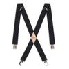 Dickies Cross Width Free Size Men's Suspenders, Black, Construction, 3.5cm,