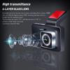 HD 1080P Dash Cam Car Dvr Driving Recorder 4inch Dual Lens Front Rear View Motion Detection Hidden Type Vehicle Black Box