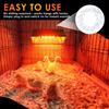 250W Heater Lamp for Chicken Coop Adjustment Hanging Brooder Heater with Infrared Heat Lamp Tube for Lamb Pig Chick Duck Poultry