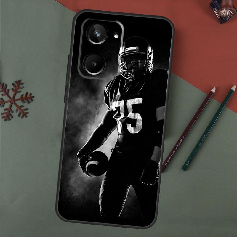 American football player sport Case For Realme 15 Pro GT7 GT6 C65 C67 C61 C53 C55 C51 C35 C63 C71 C75 11 12 13 14 Pro Plus