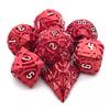 7-кубовые кости DND, Blood Hunter, красные светящиеся кости для D&D, многогранные кости D и D для Dungeons and Dragons Gift