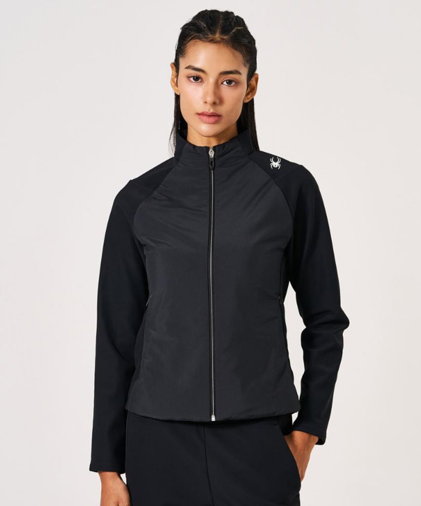 SPYDER Women'S Hybrid Fleece Zip-Up Spkwcnft253Wblk