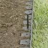 Landscape Edging Border No Dig All-weather Garden Isolation Edging Border with Spikes Easy-to-Install