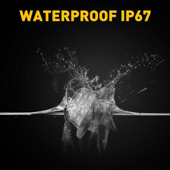 Для 98-04 Nissan Frontier 94-04 Xterra Светодиодная лампа подсветки номерного знака Белая Красная B