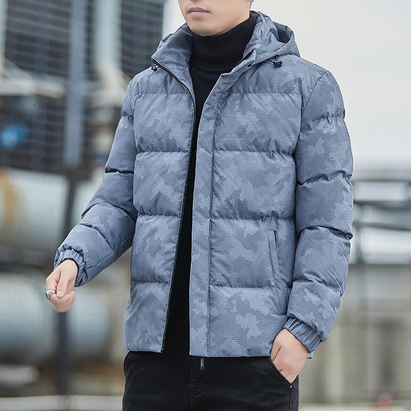 Зимнее мужское стеганое пальто, толстое свободное трендовое стеганое пальто большого размера, мужское стеганое пальто с капюшоном, большая стеганая куртка, зимнее водонепроницаемое пальто