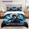 Wednesday Addams Gothic Tale Threepiece Set 1 Duvet Cover 2 Pillowcase Without Core Soft And Comfortable Duvet Cover And Pillowcase