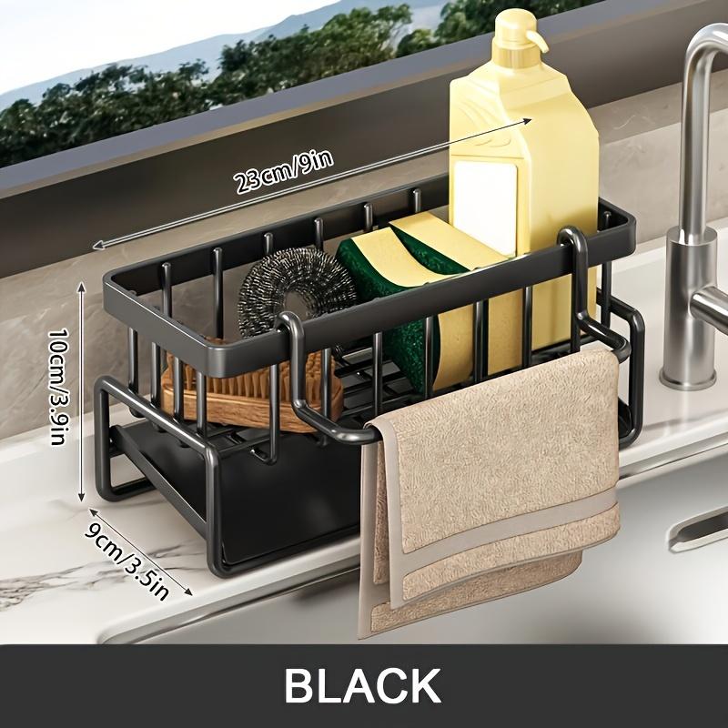 1pc Kitchen Sink Storage Rack Kitchen Sink Organizer with Window-View - Modern Storage Solution for Bathroom and Kitchen Utensils