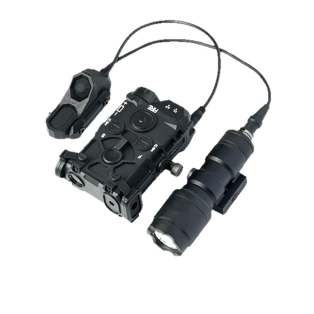 Green Laser & Infrared Mouse Tail Mount M4 Tactical Flashlight with 20MM Rail