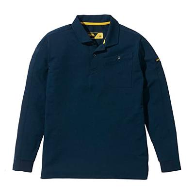 Musashino Uniform Toraichi Поло с длинным рукавом, Легкое, Впитывающее пот Полиэстер, Защита от УФ-излучения, Дезодорирующая лента, Отводящее влагу, Быстросохнущее