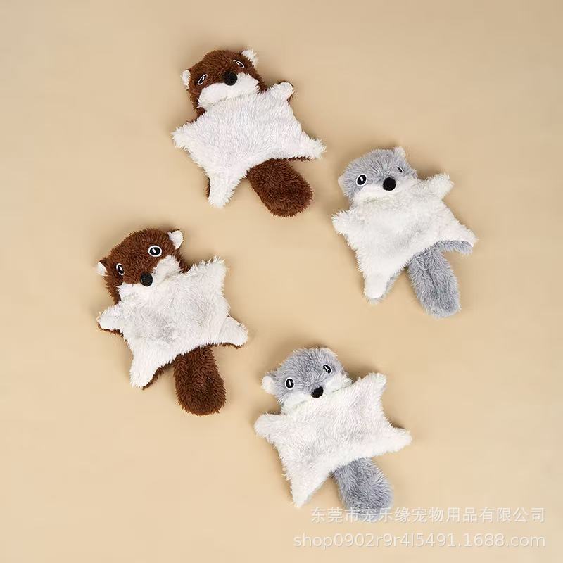 Cute Otter Plush Dog Toy, Squeaky Stuffed Animal Chew Toy for Small Medium Dogs, Interactive Pet Play Gift