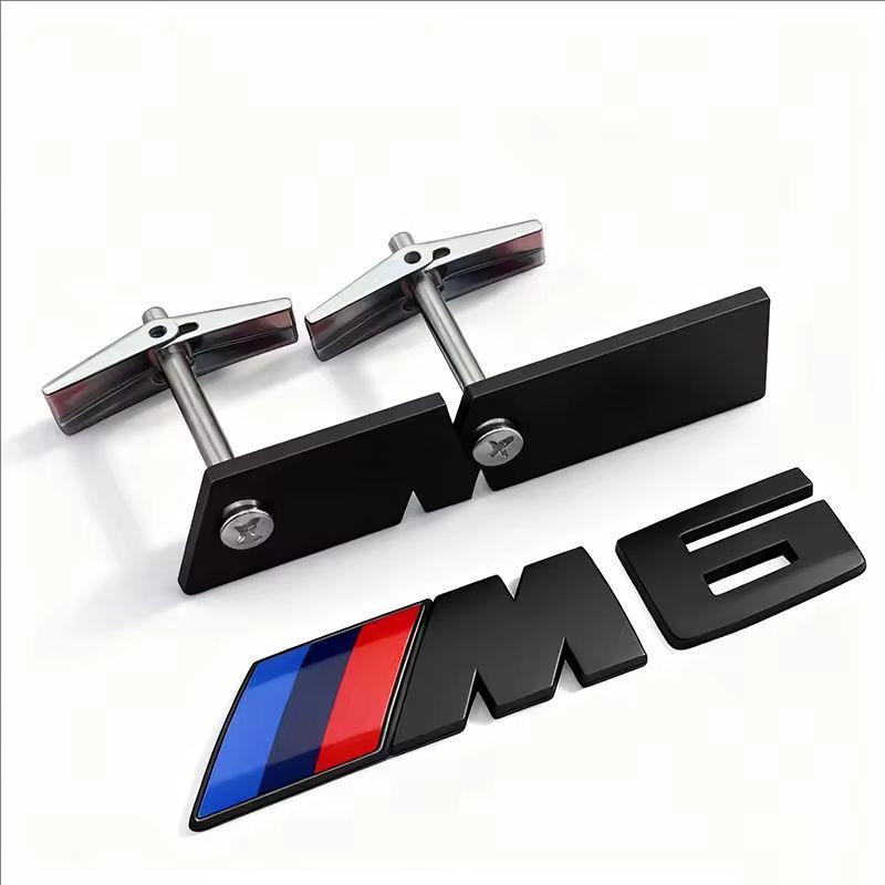 CTCE1 3D ABS/Metal Car Styling Front Grille Badge Emblem Accessory For BMW M E46 E90 E60 F30 F10 E39 E36 F20 G30 G20 E87 E92 E91 E30
