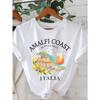 Aesthetic Amalfi Coast T Shirt Italy Lemons Shirt Harajuku Italian Spritz Shirts Beach Aesthetic Clothes Trendy Y2k Top