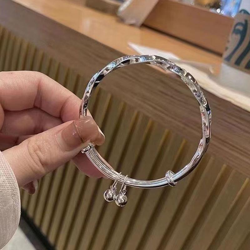 Браслеты из серебра 925 пробы для женщин, регулируемый браслет-манжета, ловец снов, кисточка, перо, круглый бусина, браслет с подвесками, свадебные украшения