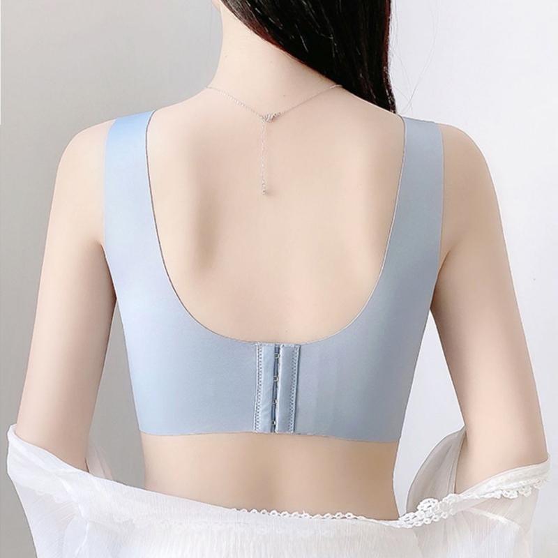 Sexy Bra Seamless Bralette Women Push Up Bras Wide Shoulder Strap Brassiere Girls Underwear Thin Cup Lingerie A B Cup