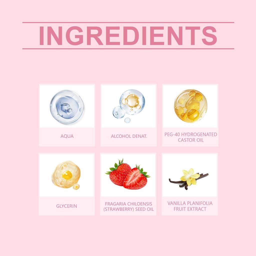 Beverly Strawberry Sweet & Vitality Парфюм Стойкий аромат для свидания, поездки на работу, для разных ситуаций