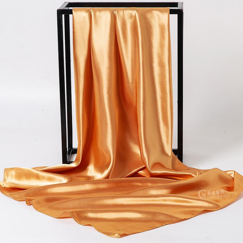 Весна/лето Новый женский шелковый шарф 90 * 90 см Имитация шелкового твила квадратный шарф Модный принт большой квадратный шарф профессиональный шарф