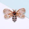 Blucome Новая модная брошь в виде пчелы, модная темпераментная, элегантная, изысканная, красочная, со стразами, маленькая булавка, швейная пряжка