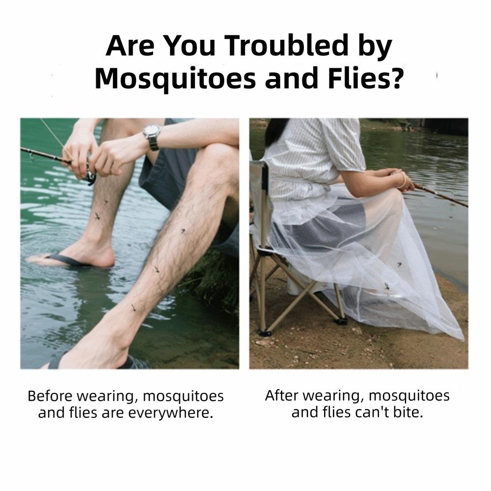 Bee Repellent Women's Net Dress Anti-Bug Net Mosquito Repellent Cover Summer Wear