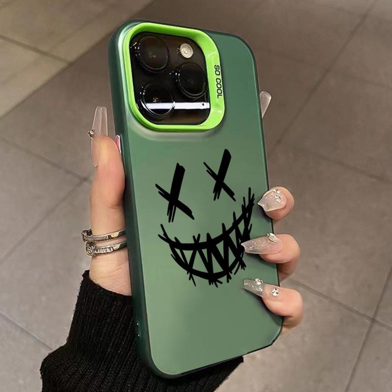 Черный чехол для телефона в стиле комиксов для iPhone 14 Pro Max Plus 16 15 11 12 13 Pro Max Mini X XS XR 7 8 Plus SE Противоударный чехол