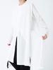 Long Layered Shirt F [AS SUPERSONIC] Shirt, Length, Coat, Men's, White,