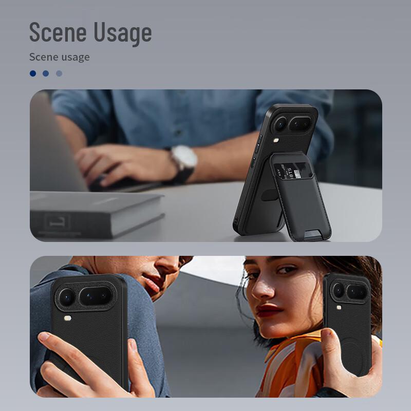 Магнитный кожаный чехол для телефона Honor Magic8 Pro Air