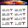 3D Премиум 1.5T 1.8T 2.0T 2.2T 2.4T 2.5T 2.6T 2.8T 3.0T Логотип для автомобиля Капот Крыло Багажник Задняя Часть Задний Капот Наклейка Эмблема Значок Стикер