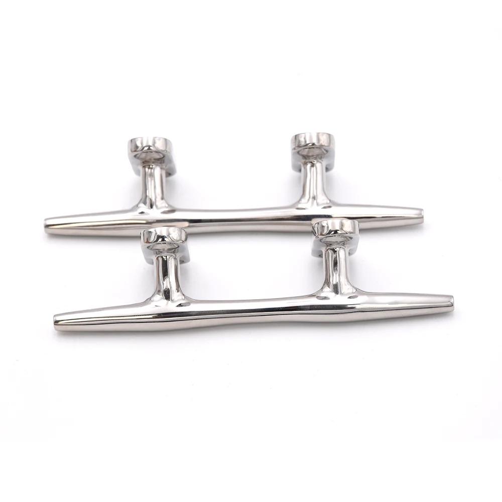 4-8inch Boat Hollow Base Cleat Marine Heavy Duty Boat Cleat Boat Grab Handle  Kayak Webbing