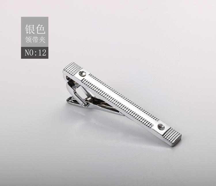 Зажим для галстука Матовый Зажим для воротника Мужской Формальный Деловой Золотой Серебристый Металлический зажим высокого класса