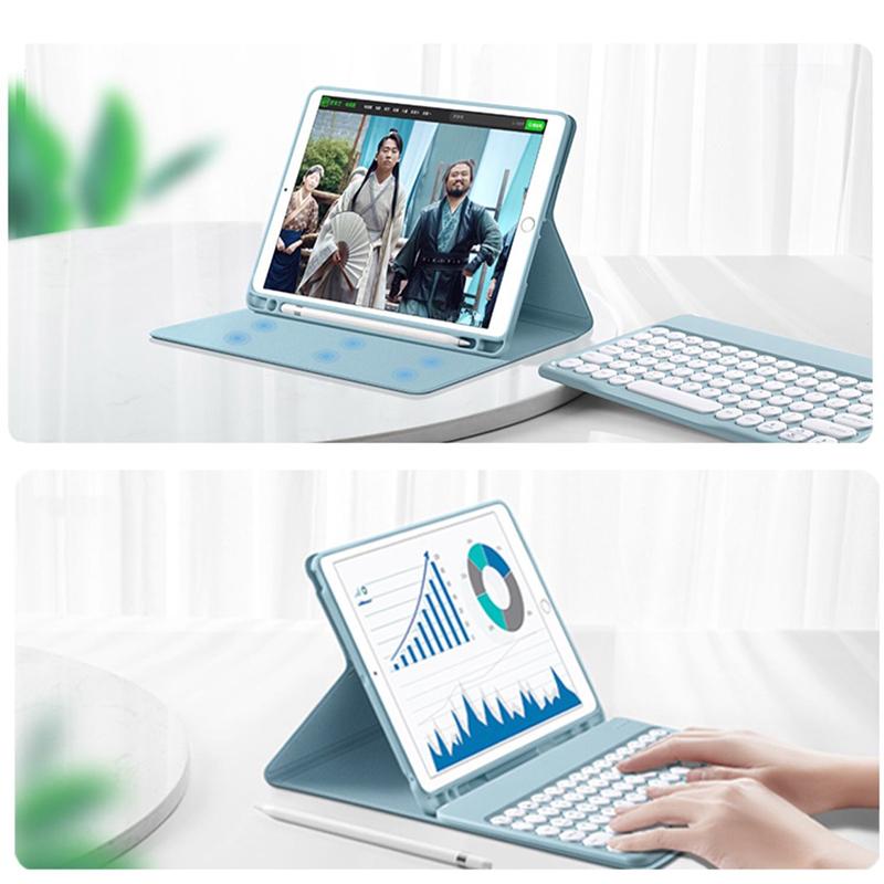 Чехол для iPad Mini 6, 2021, 8,3 дюйма, с магнитной клавиатурой, чехол для iPad Mini 4, 5, складной смарт-кожаный чехол, беспроводная клавиатура