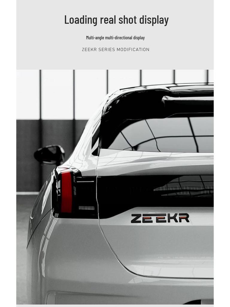 Черный Воин Автомобильная эмблема для моделей Zeekr 007GT/001/7X/009/007