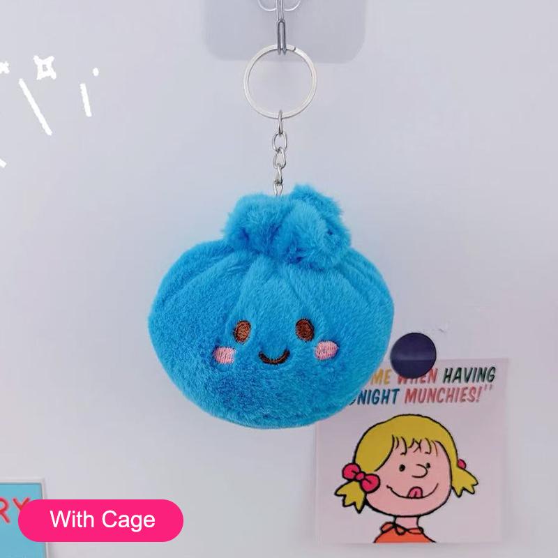 Soft Bun Squishy Plush Toy Keychain for Relaxing Stress Relief and Enjoyment