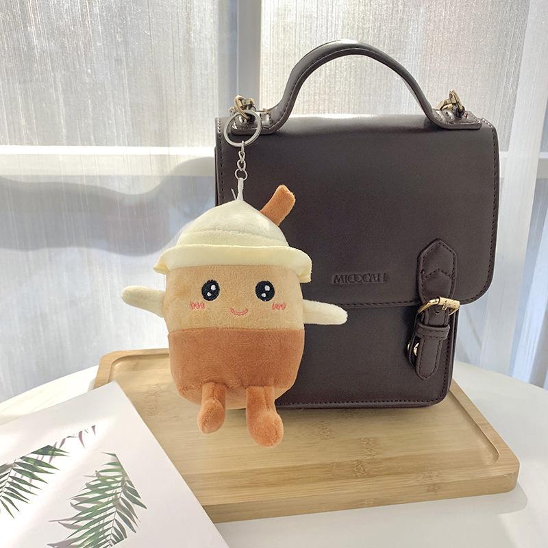 Креативный брелок-кукла в виде чашки молочного чая - Милый плюшевый аксессуар для рюкзаков