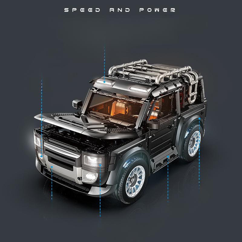 Технические блоки для строительства внедорожников Модель городского внедорожника Кирпичи для сборки игрушек для детей Рождественский подарочный набор