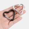 20 шт. карабин в форме сердца, прочный алюминиевый брелок с пружинным крючком для рюкзака