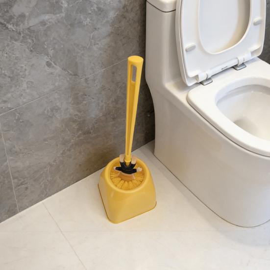 1/2 шт. Туалетная щетка с длинной ручкой, Декор в виде мультяшной куклы, Щетка для чистки ванной комнаты с подставкой, Юмористический декор для ванной комнаты