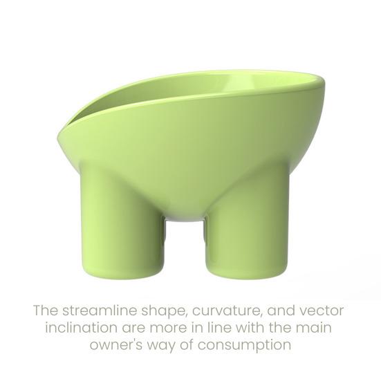 Приподнятая миска для корма для домашних животных Нескользящая миска для собак и кошек Противорвотная приподнятая миска для домашних животных для корма и воды для домашних животных в помещении