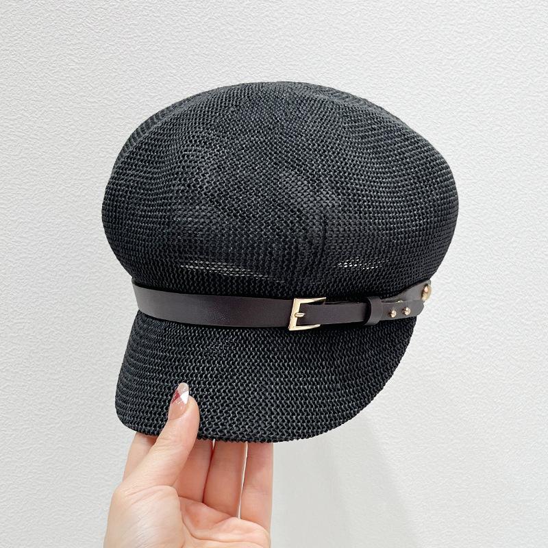 Женская вязаная восьмиугольная шапка-берет — для использования на открытом воздухе, в любое время года, модная и удобная — идеальный выбор подарка для модниц