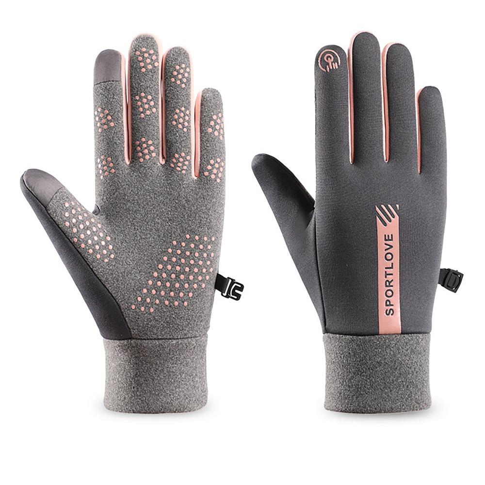 Cold Resistance Winter Gloves Thicken Ski Gloves Touch Screen Gloves  For Outdoor Sport Running