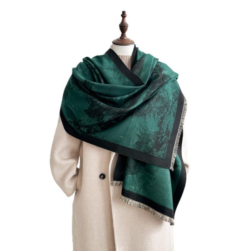 Vintage Ethnic Style Warm Winter Scarf Fashion Women Casual Outwear Shawl