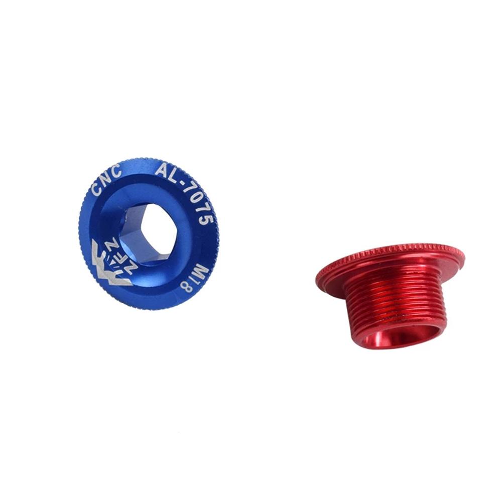 Aluminum Zinc Zinc Alloy Bike Bottom Bracket Bolt Crank Cover Crank Arm Fixing Bolt Crank Bolt Cover Cap