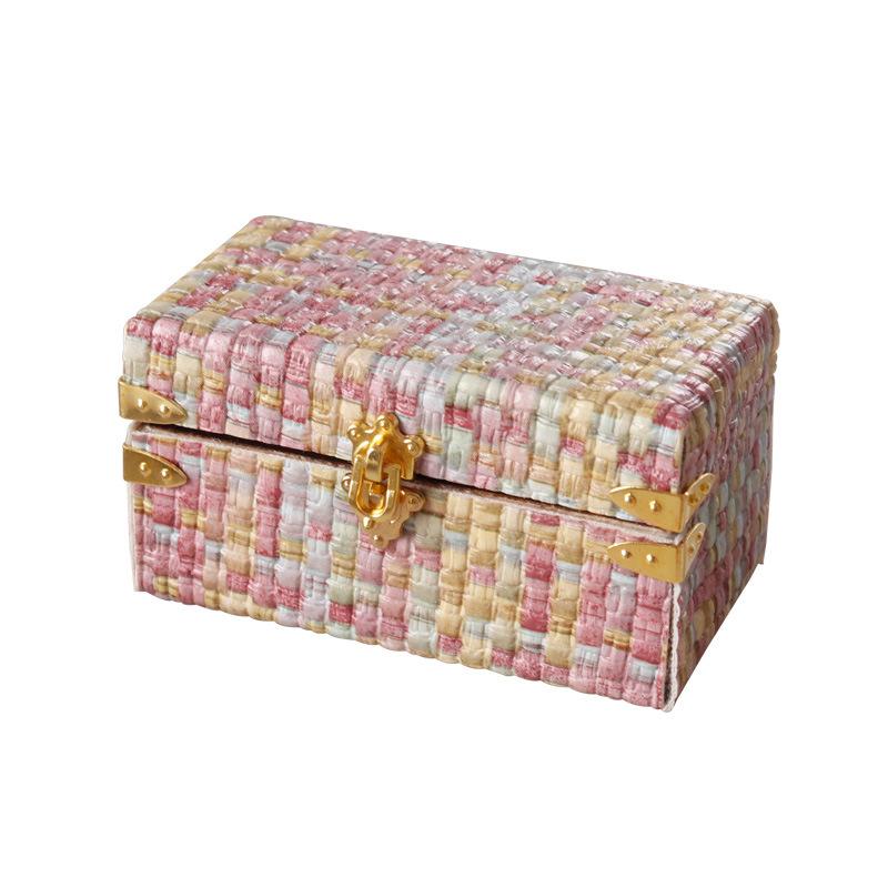 1:12 Dollhouse Miniature Suitcase Vintage Leather Luggage Box Storage Box Home Model Decor Toy Doll House Accessories