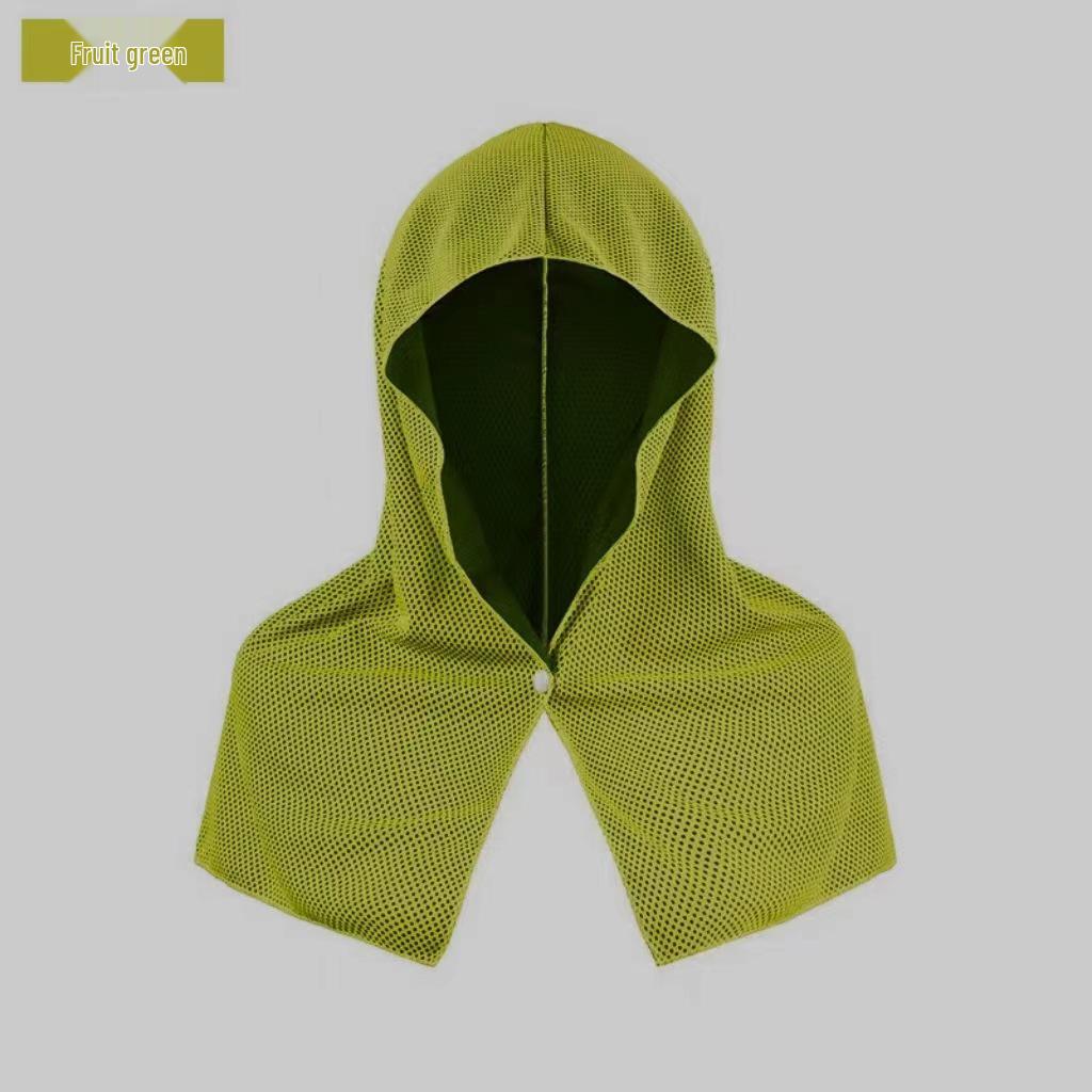 Ultra-Cool Summer Shawl: High-Tech Fiber, UV Protection, Breathable Headscarf