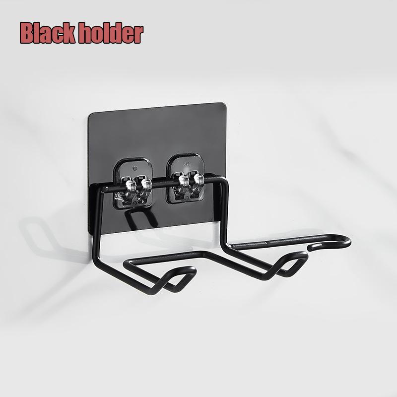 Кронштейн для фена Настенный кронштейн для фена Аксессуары для ванной комнаты Органайзер для хранения вещей в доме Аксессуары для ванной комнаты